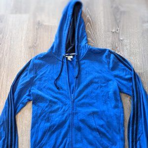 ADIDAS Blue Hoodie for Men